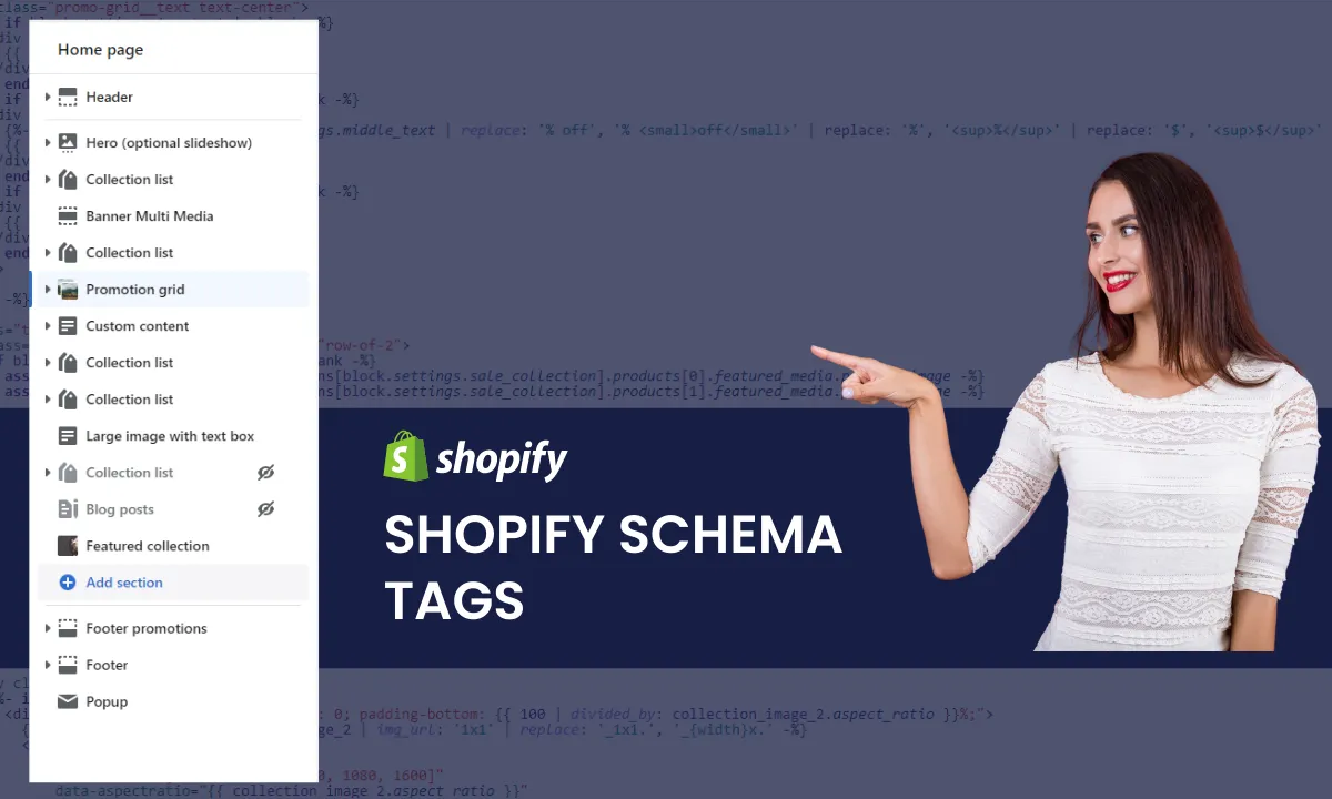 Shopify schema tags