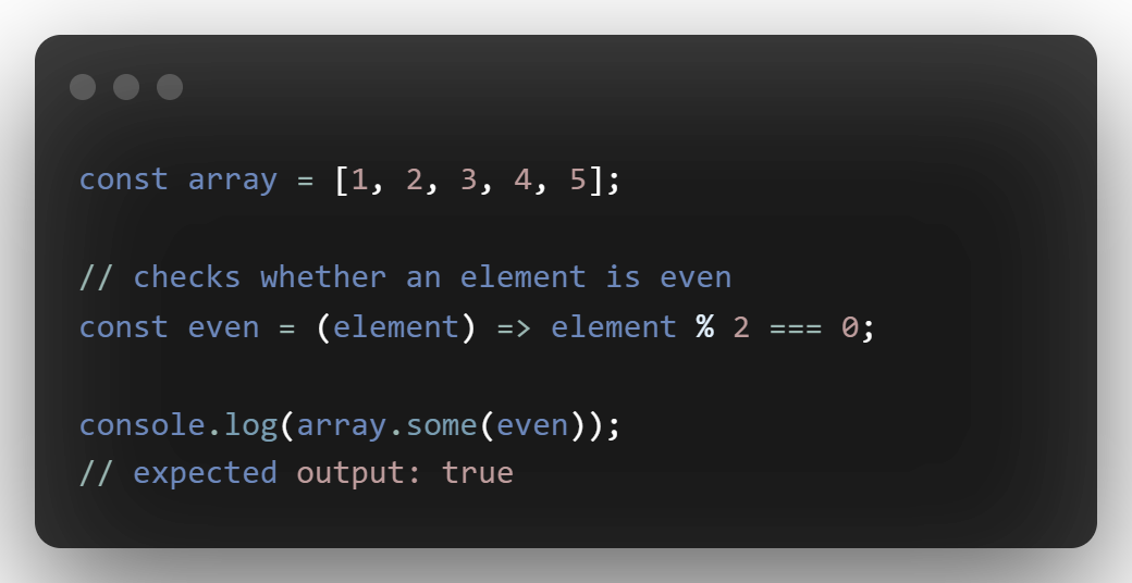 Array some Example