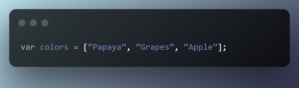 Array Example