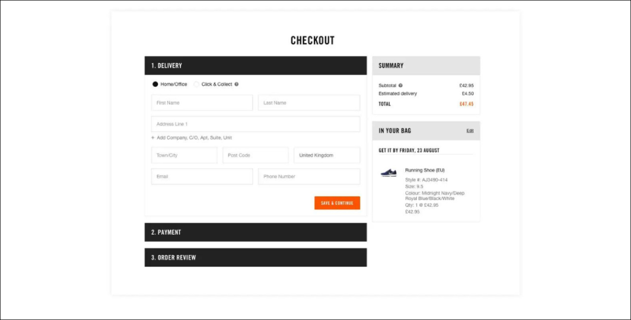Edit the Checkout page & Avoid Cart Abandonment Rate