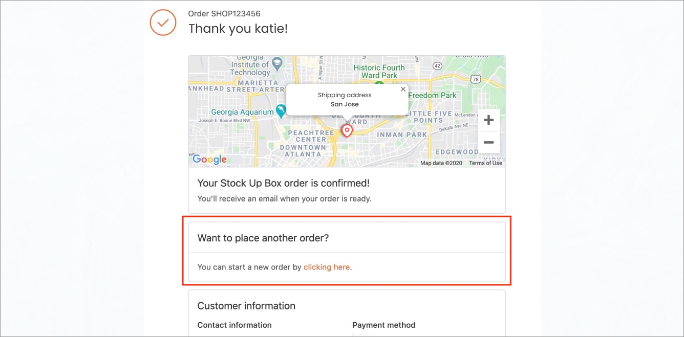 Create Shopify’s Thank you Page