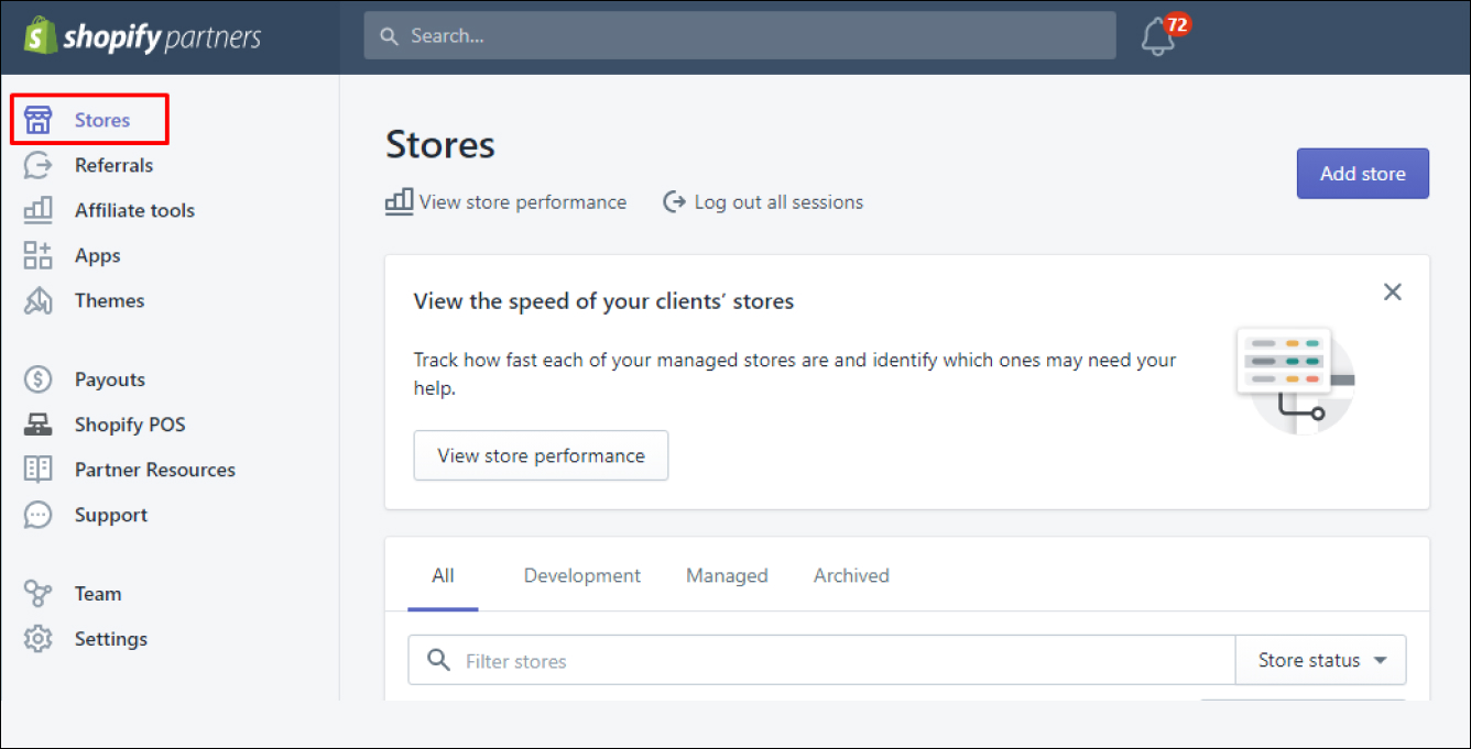 shopify stores