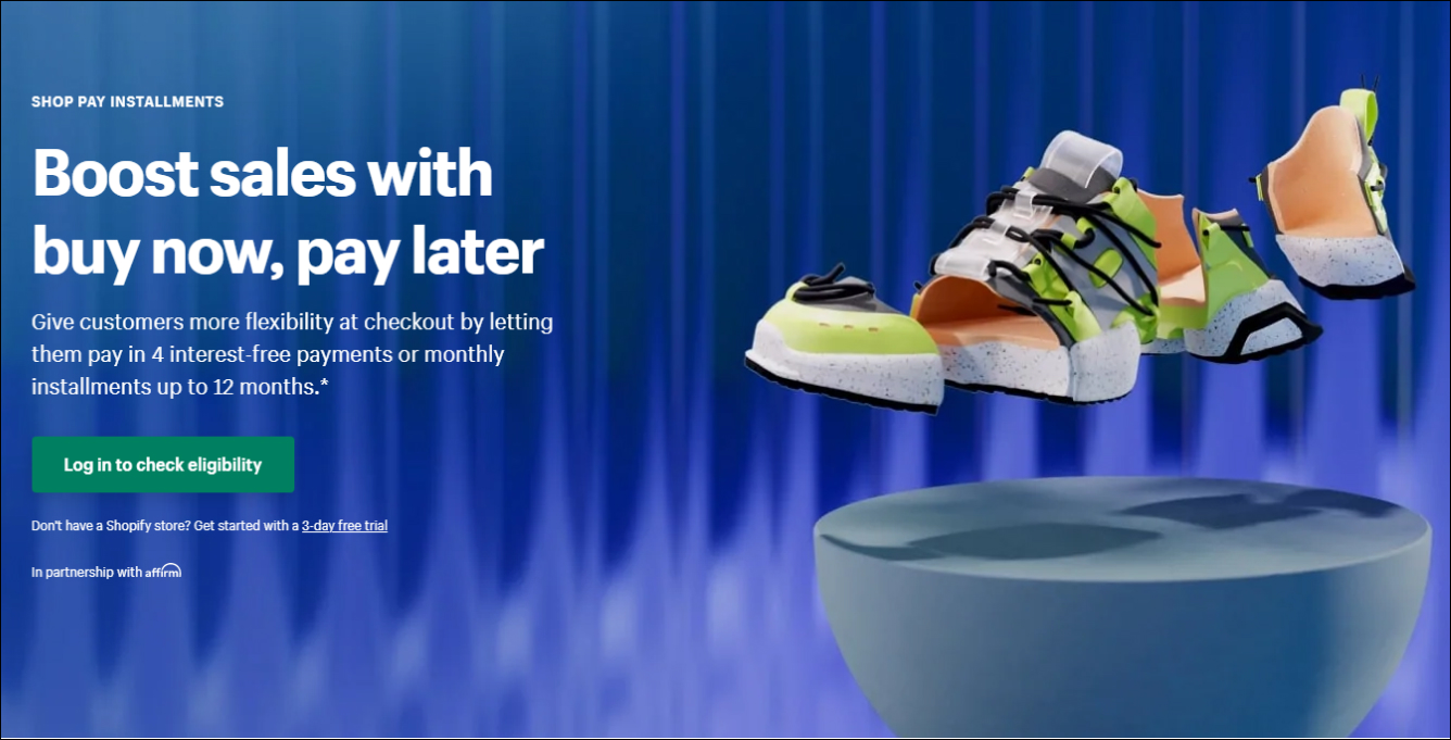 Buy Now, Pay Later with Shop Pay Installments
