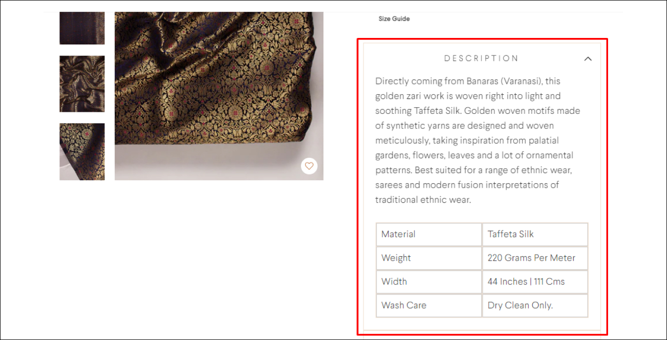Shopify Product Metafields