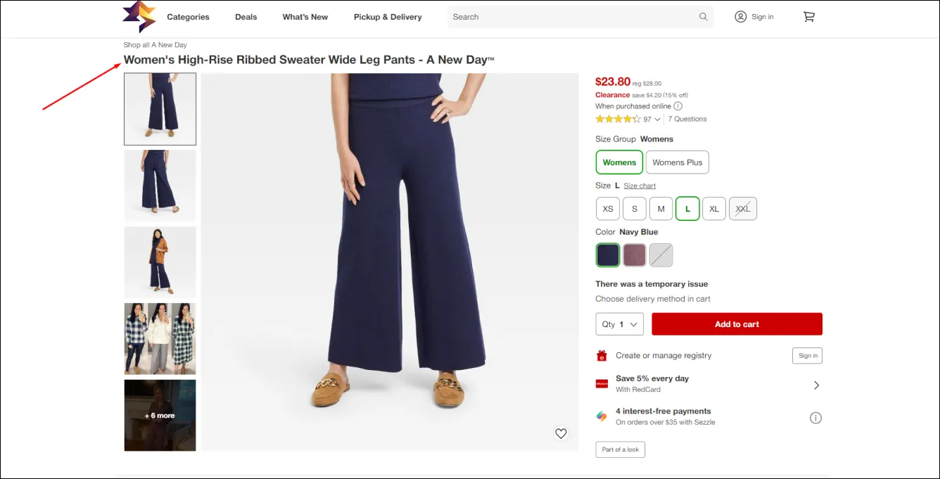 Compelling Product Title