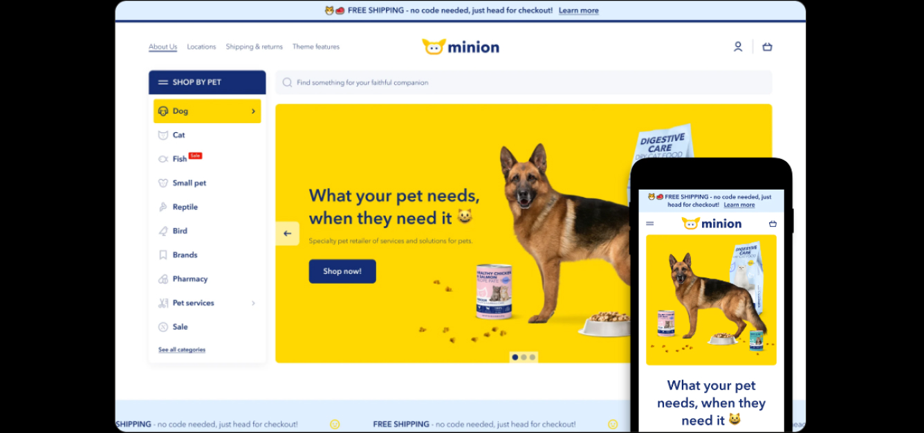 Minion Shopify Theme - Best Shopify Theme