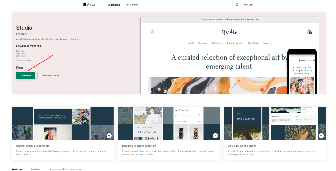 Shopify Try Theme