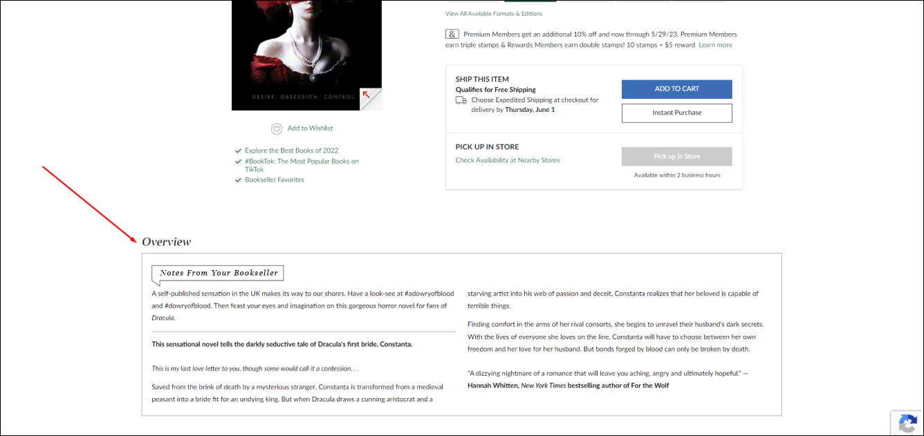 Product Descriptions of Digital Products