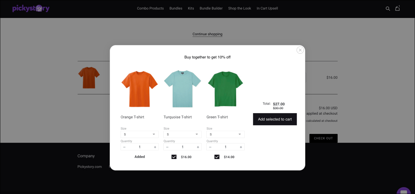 Upsell at the Checkout